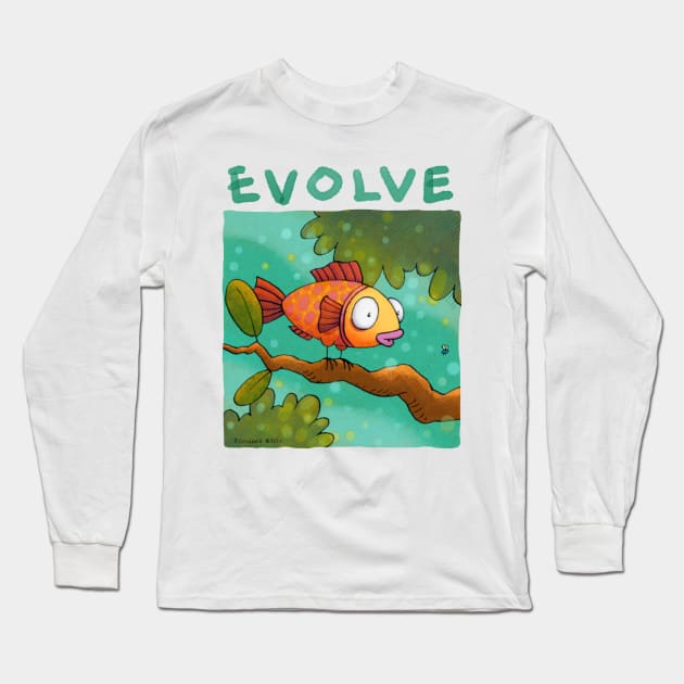 Evolve Long Sleeve T-Shirt by drawboy